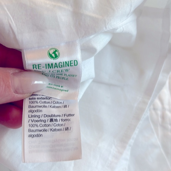 NWT J. Crew Square Neck Cotton Ruffled Maxi Dress - Picture 6 of 6